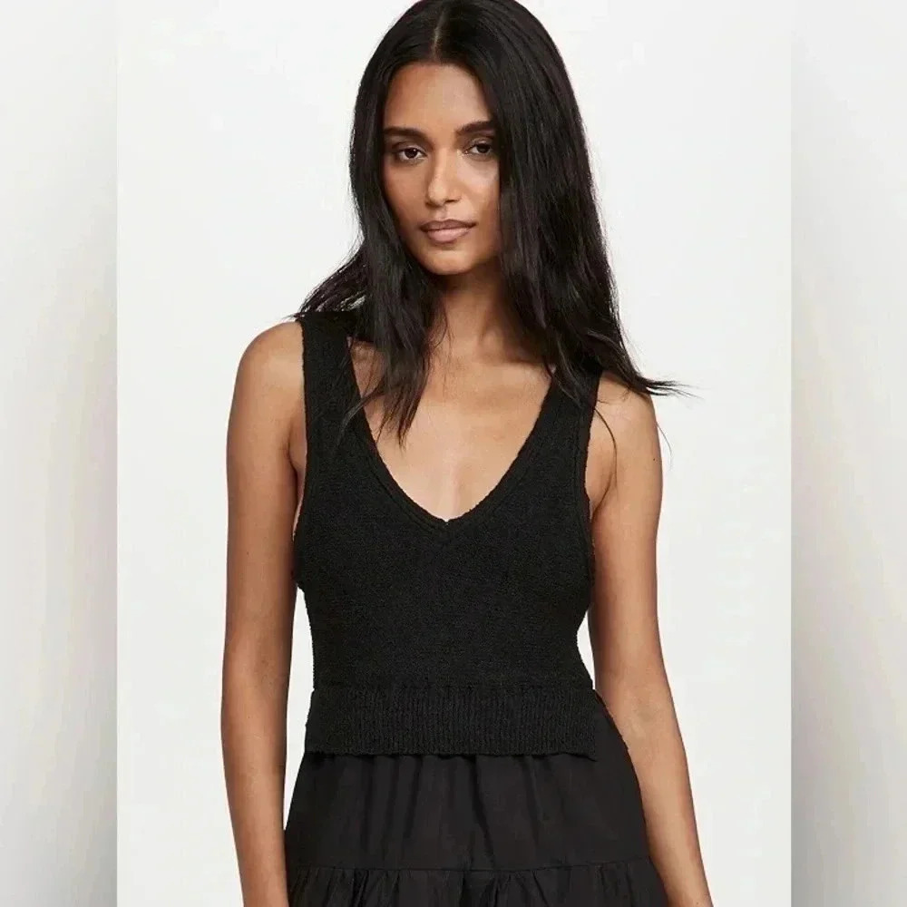 En Saison Mixed Media Tiered  Maxi Dress - Picture 2 of 8